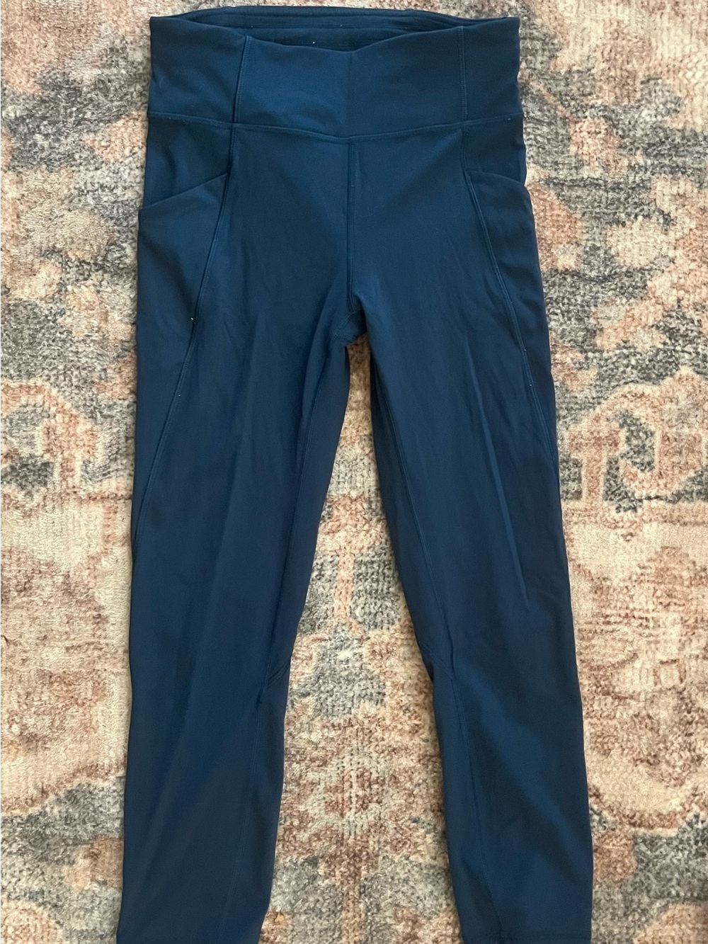 lululemon athletica Blue Cropped Leggings